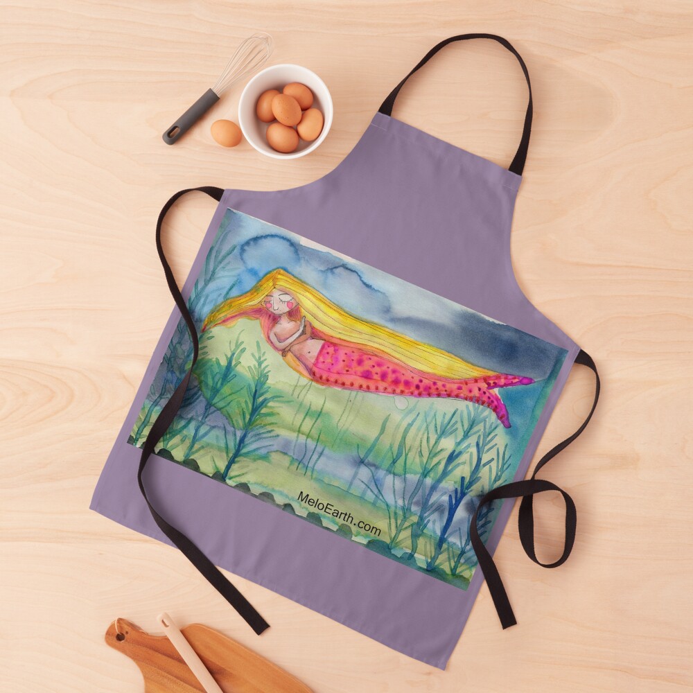 Pink Tail Apron