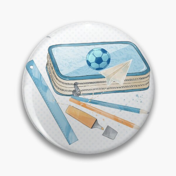 Item preview, Back To School Soccer Pouch designed and sold by PatternLandia.