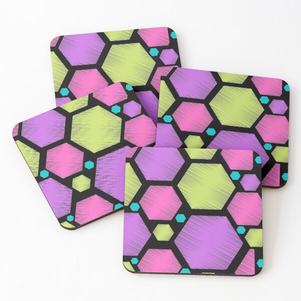 Item preview, Hexagon Color Pop designed and sold by designlee.