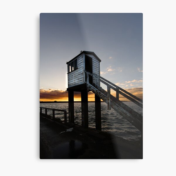 Lindisfarne Causeway Metal Print