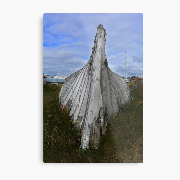 Lindisfarne Boat Metal Print