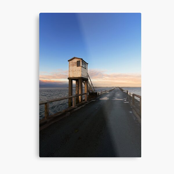 Lindisfarne Causeway Metal Print