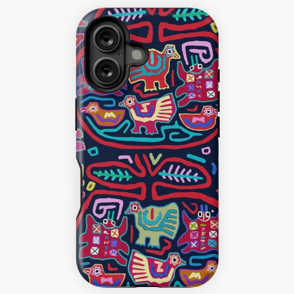 Vista previa del artículo con la obra «Indio Kuna Pajaro Mola», diseñado y vendido por Esprit-Mystique.