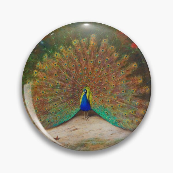 Item preview, Peacock and Peacock Butterfly designed and sold by PeacefulAdrift.