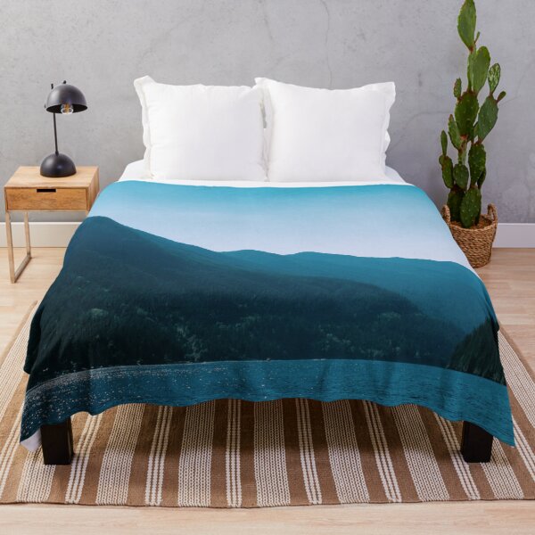 Item preview, Blue Mountains and Lake Landscape designed and sold by freshlawndry.
