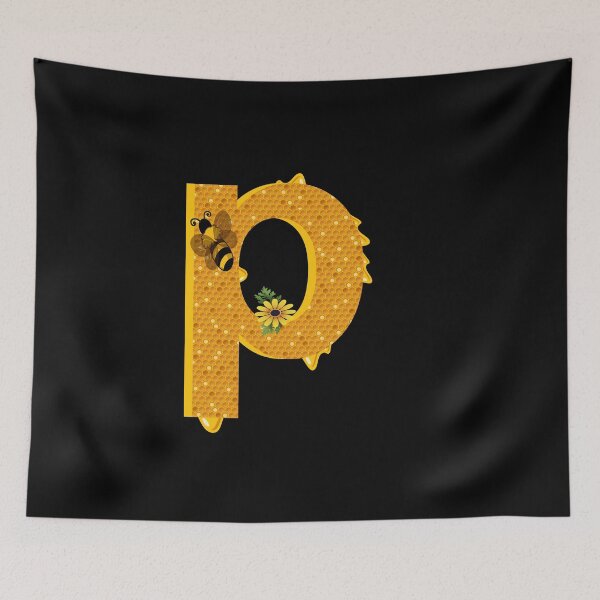 Item preview, Alphabet p Honeycomb Bee designed and sold by Fas Designs.