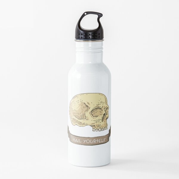 Last Podcast on the Left Hail Yourself Vintage Skull Water Bottle