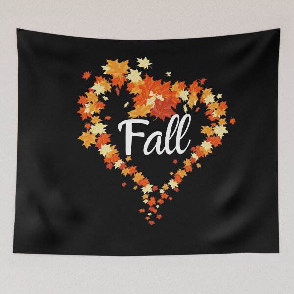 Item preview, Heart of leaves around Fall designed and sold by BrighterVibes.
