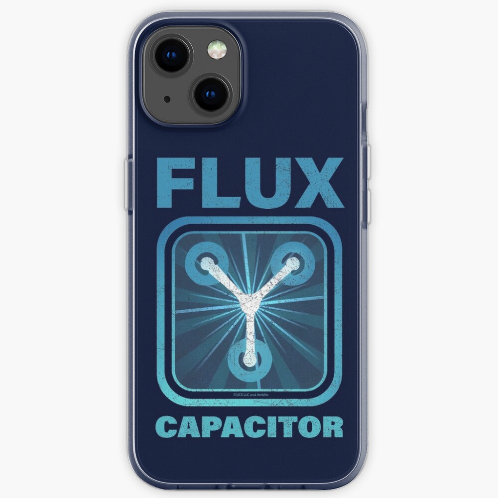 Flux Capacitor Back To The Future Iphone Case By Danphyillaier Redbubble