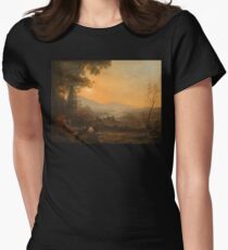 Sunset Landscape Women's Fitted T-Shirt