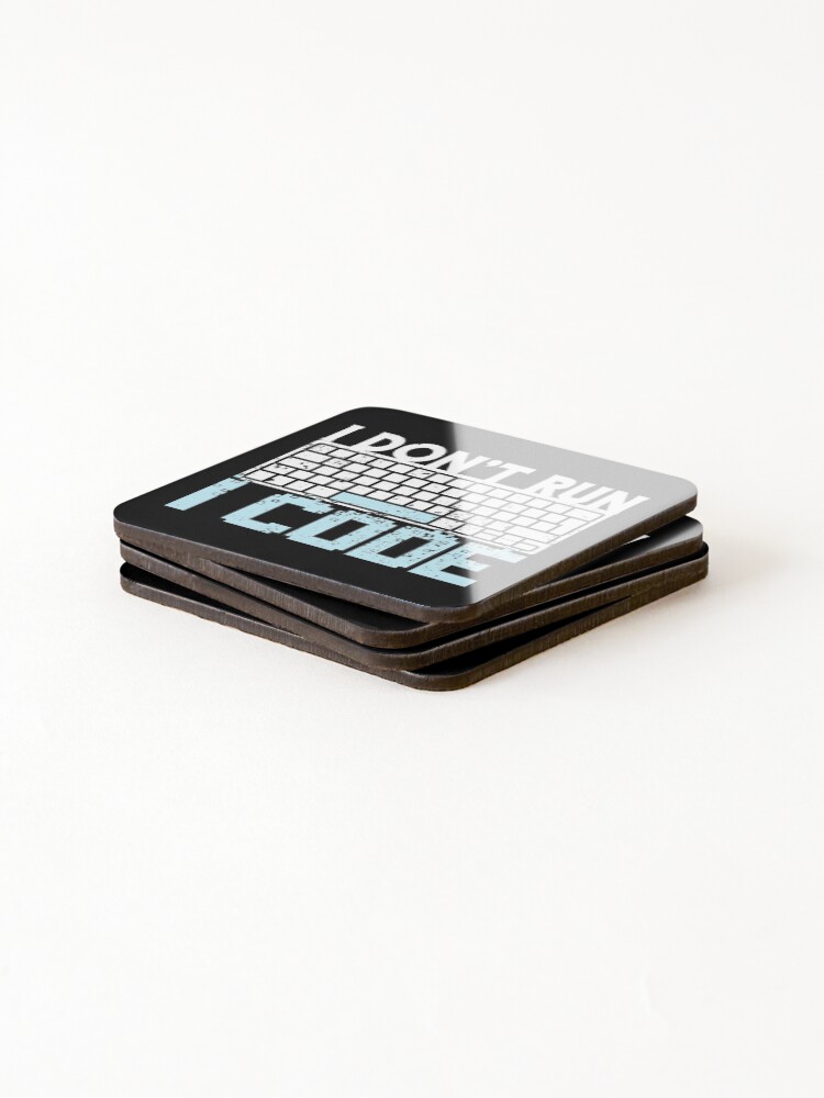 Thumbnail 4 of 5, Coasters (Set of 4), Funny Computer Engineer Coding Engineering Student Gift designed and sold by jcorres.
