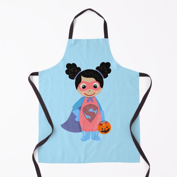 Item preview, Superhero Girl Trick or Treater Medium Skin, Black Hair designed and sold by MCIllustration.