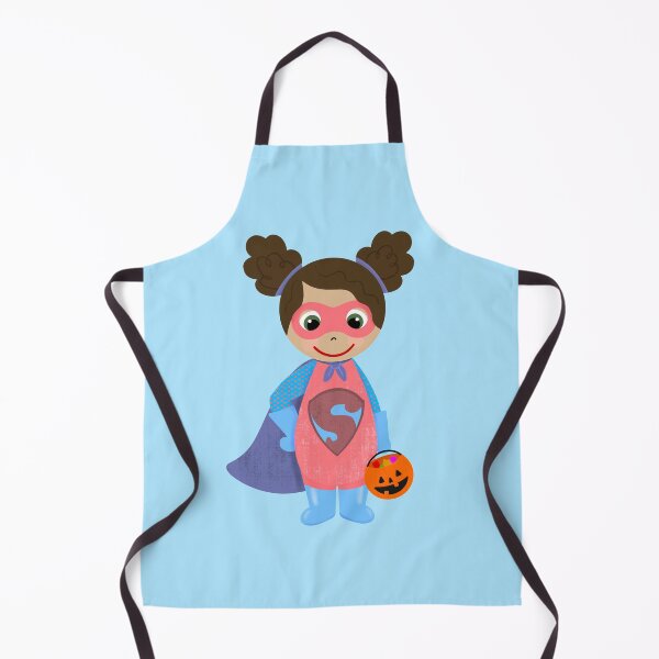 Item preview, Superhero Girl Trick or Treater Medium Skin, Brown Hair designed and sold by MCIllustration.