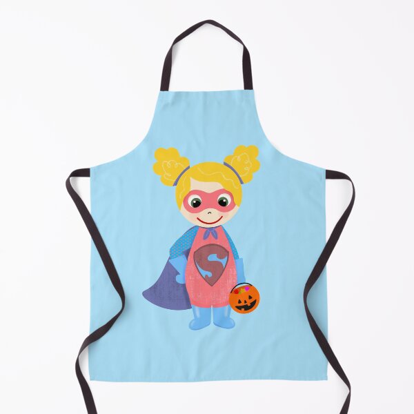 Item preview, Superhero Girl Trick or Treater Light Skin, Blonde Hair designed and sold by MCIllustration.
