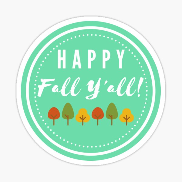 Item preview, Happy Fall Y'all! designed and sold by BrighterVibes.