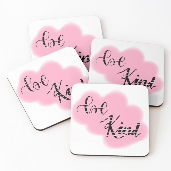 Item preview, Pink striped Be Kind  designed and sold by BreaMorgan.