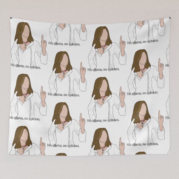Item preview, Rachel Green - No uterus, no opinion. - Sticker designed and sold by saintsdesign.