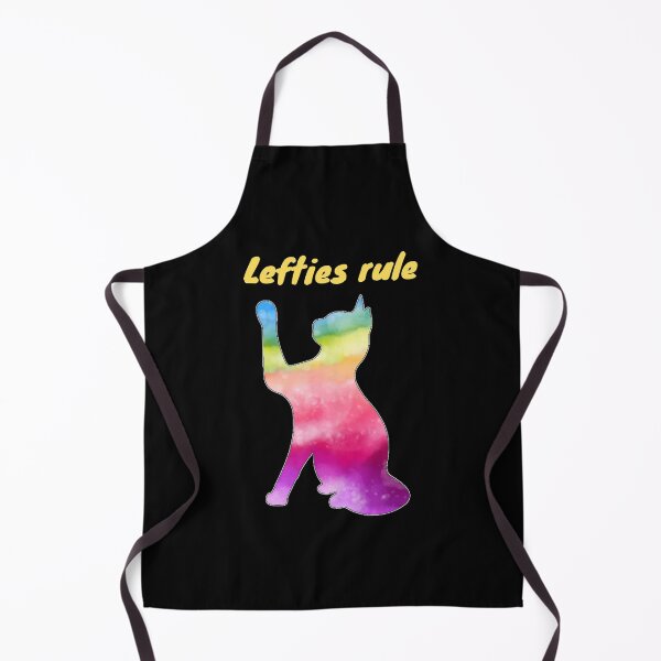 Item preview, Lefties rule rainbow cat designed and sold by To-the-T.