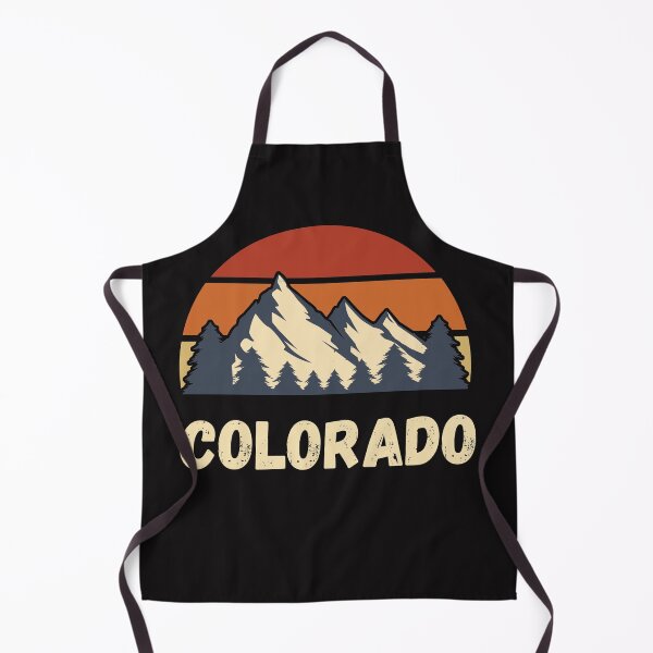 Item preview, Retro Vintage Sunset Colorado Mountains Trees designed and sold by FazCreations.