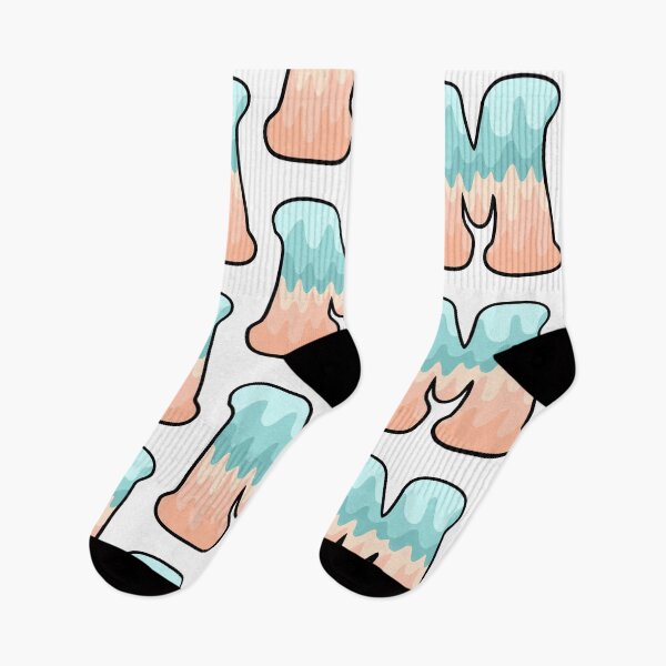 Aperçu de l'œuvre Lettre Drippy M créée et vendue par marsdesignsss.