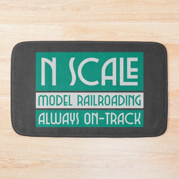Item preview, Specially Made for N Scale Model Railway and Model Railroad Enthusiasts. Model Railways and Model Trains, Always on Track. Great Gift for the Model Railroader in Your Life. Or Spoil Yourself! designed and sold by UrTops.