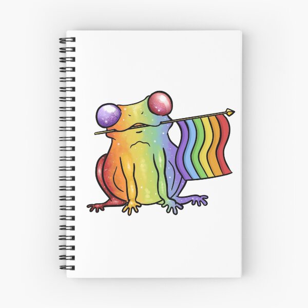 Item preview, LGBTQ+ Flag Frog designed and sold by oh-hey-its-liv.