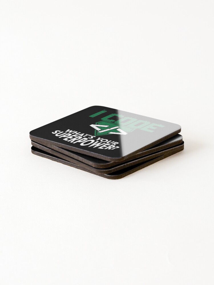 Thumbnail 4 of 5, Coasters (Set of 4), Funny Computer Engineer Coding Engineering Student Gift designed and sold by jcorres.