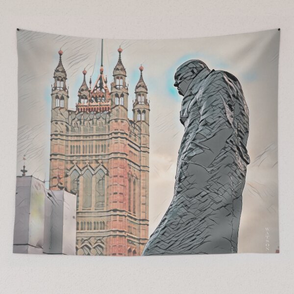 Item preview, Winston Churchill Monument, UK designed and sold by Marlene Watson-Hall.