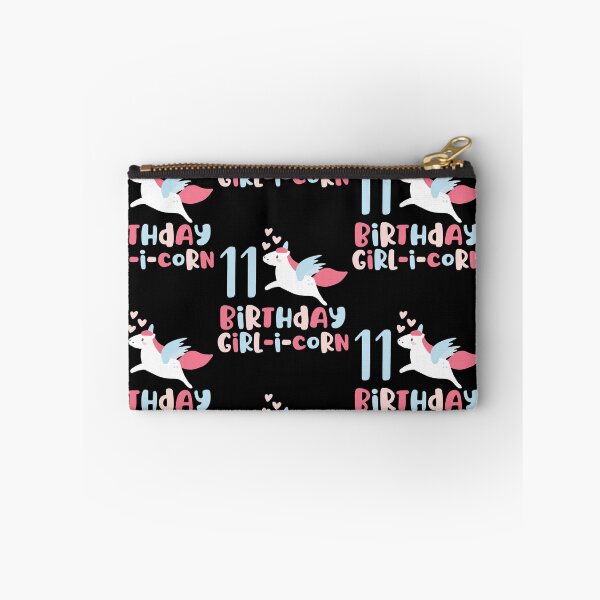 Item preview, Kids Birthday Girl-i-Corn Unicorn Alicorn Lovers Happy 11th Bday graphic designed and sold by doodabobs.