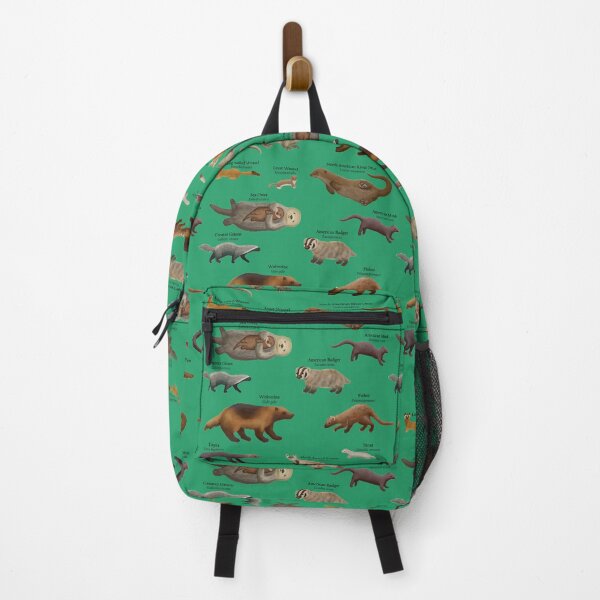 Item preview, Mustelids of North America Design (Weasels, Otters, Wolverine, Marten, and more) designed and sold by ELMayer.