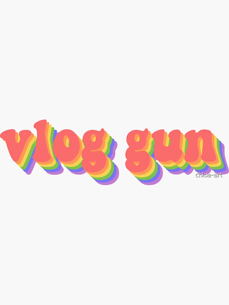 Vlog Gun Text by chloe-art