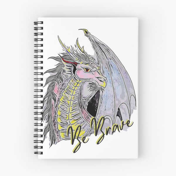 Aperçu de l'œuvre Dragon - Soyez courageux - Couleurs créée et vendue par LittleAngy.