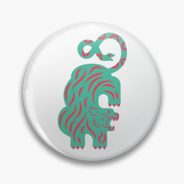 Item preview, Minimalist Angry Green Tiger designed and sold by nhilkin.