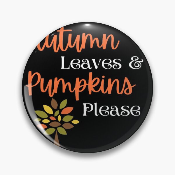Item preview, Autumn Leaves & Pumpkins Please designed and sold by BrighterVibes.