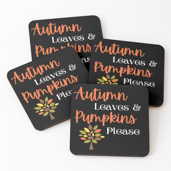 Item preview, Autumn Leaves & Pumpkins Please designed and sold by BrighterVibes.