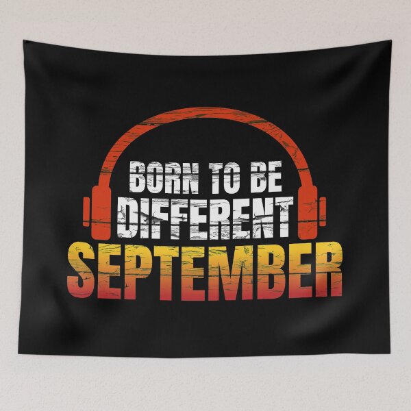 Item preview, Music lovers birthday gifts - September born to be different designed and sold by PlusAdore.