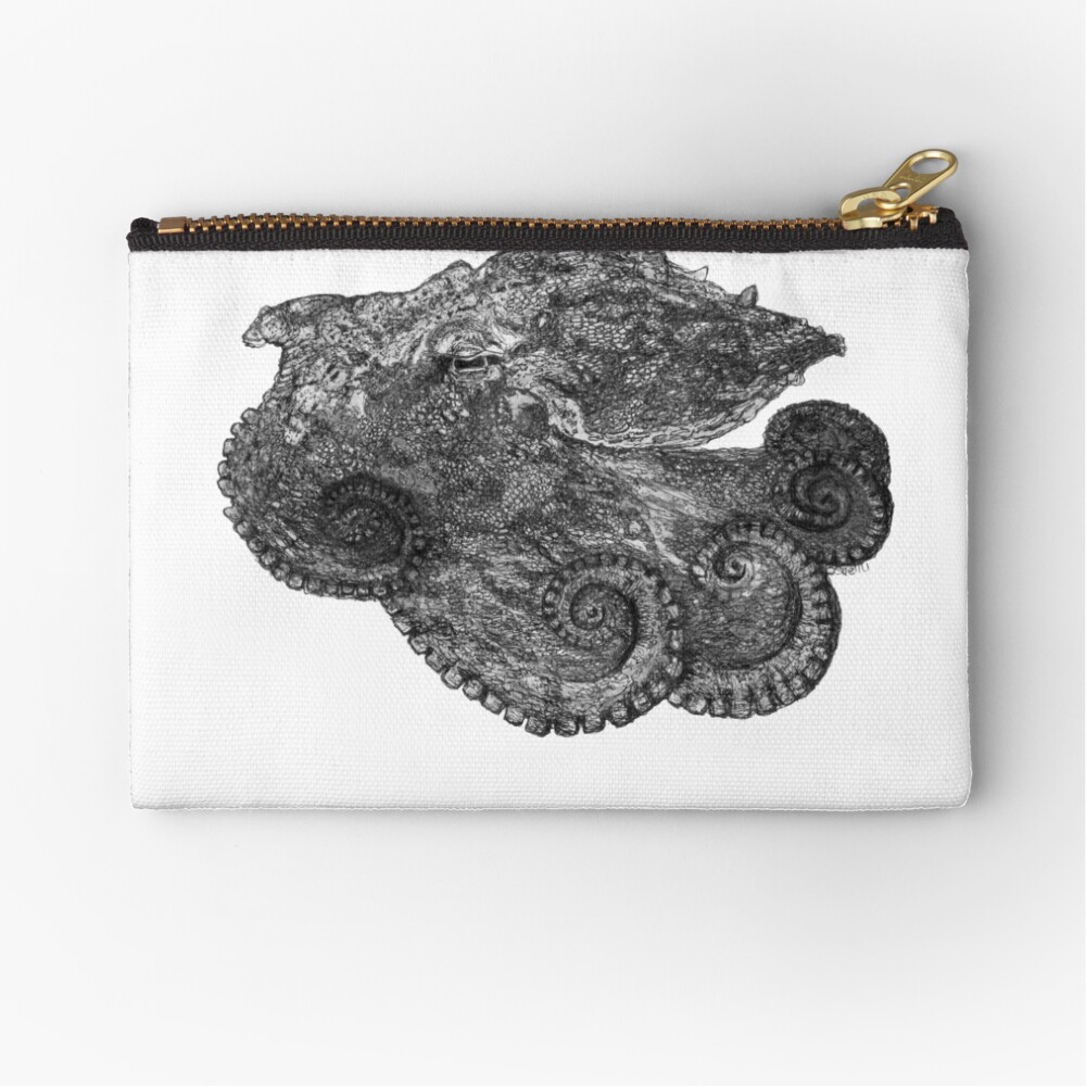 Augustus the Octopus Zipper Pouch