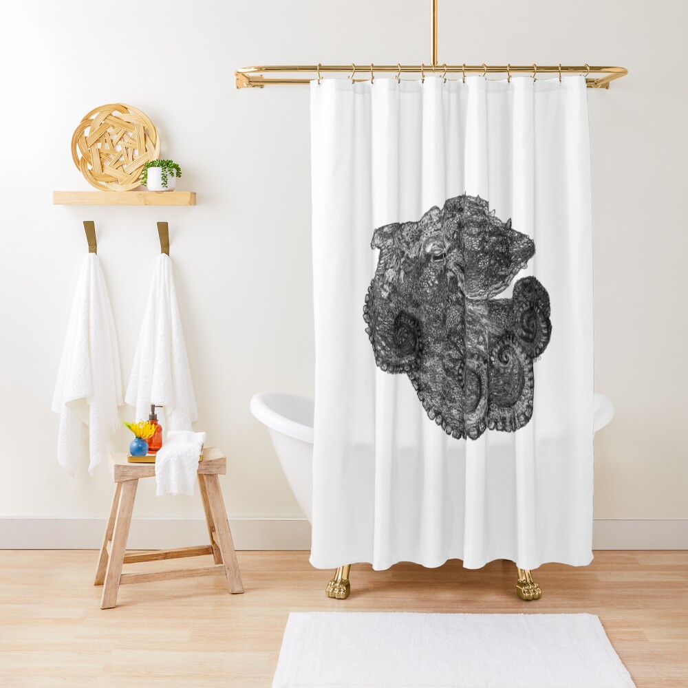 Augustus the Octopus Shower Curtain