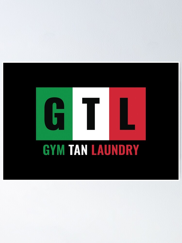 "Gym Tan Laundry" Poster by creativecurly Redbubble