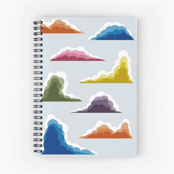 Item preview, rainbow clouds designed and sold by sketchesbygc.