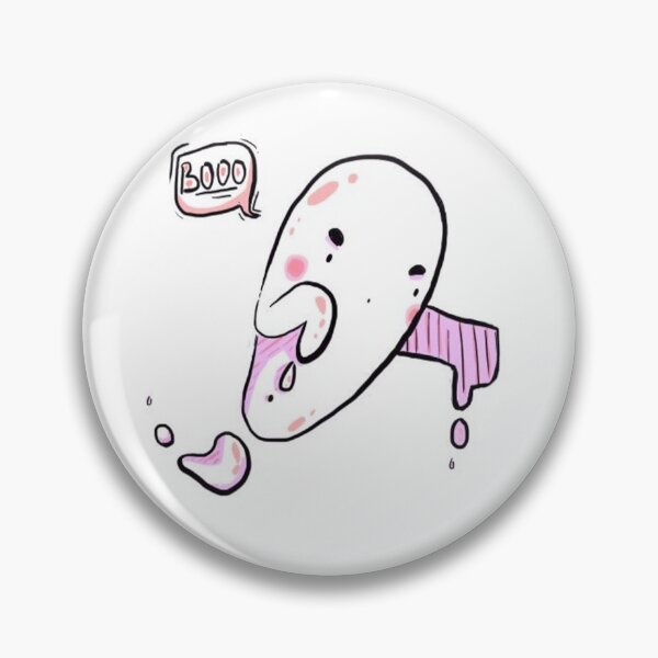 Item preview, pink booing ghost designed and sold by Bug Lowe.