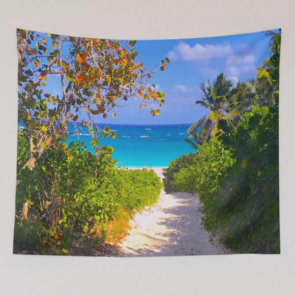 Item preview, Harbour Island Beach (Bahamas) designed and sold by LiveAndGlow.