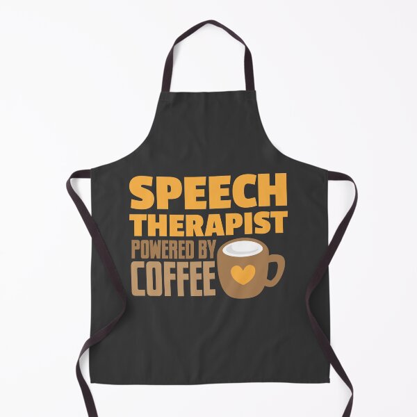 Item preview, Speech therapist powered by coffee designed and sold by jazzydevil.