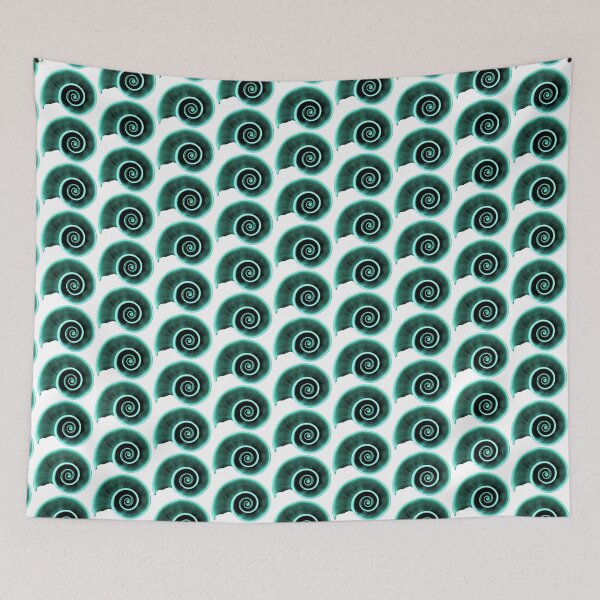 Item preview, Xray of Sharks Eye Shell, Blue Glow on White designed and sold by xrayjessie.