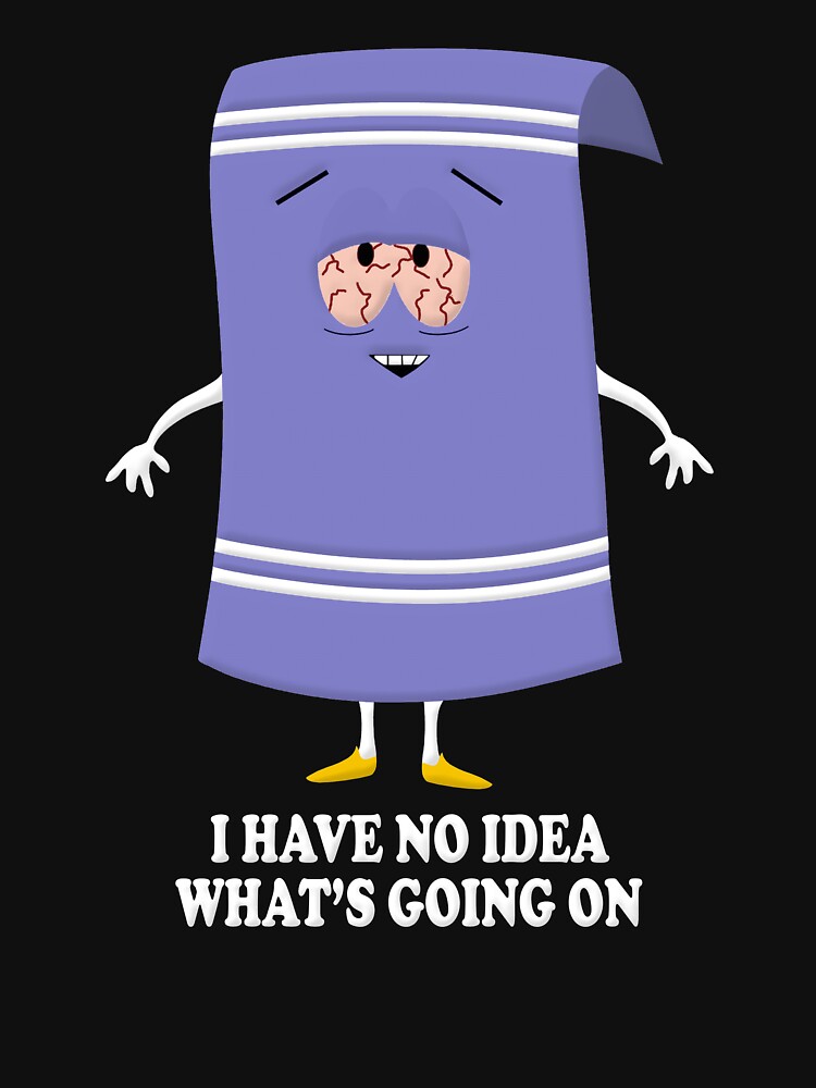 "Love Hate Towelie South Park" Tshirt for Sale by RookieSpoon