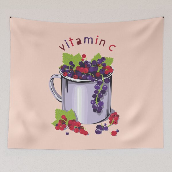 Item preview, Mug with fresh black and red currant berries. Vitamin C designed and sold by lents.