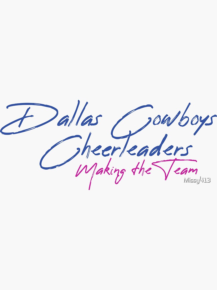 Dallas Cowboys Cheerleaders Sticker for Sale by Ayyeebaibai