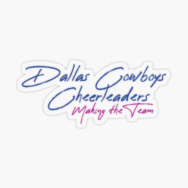 Dallas Cowboys Cheerleader Sticker for Sale by carolineomara