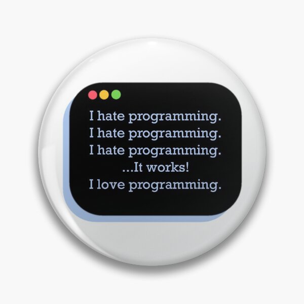 Item preview, I Love Programming designed and sold by Justina Designs.