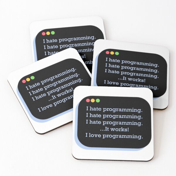 Item preview, I Love Programming designed and sold by Justina Designs.
